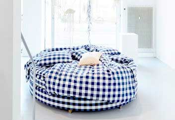 Tamaños de camas importados, de grandes dimensiones y camas redondas