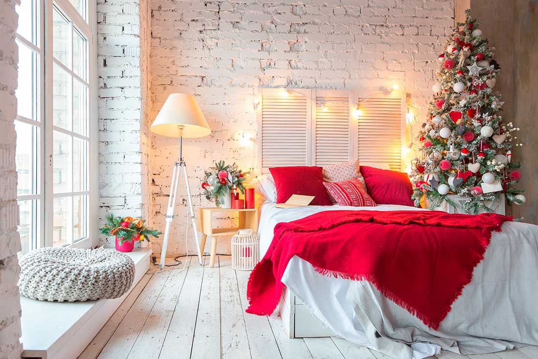 Ideas para decorar tu dormitorio en Navidad