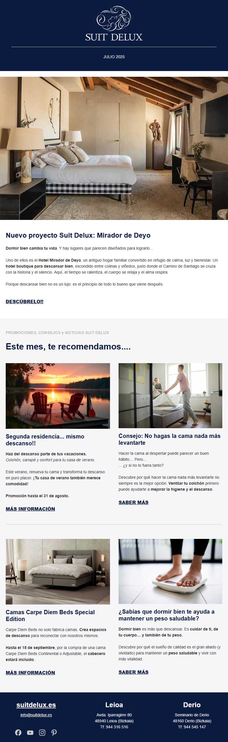 Boletín Julio 2025. Consejos y novedades