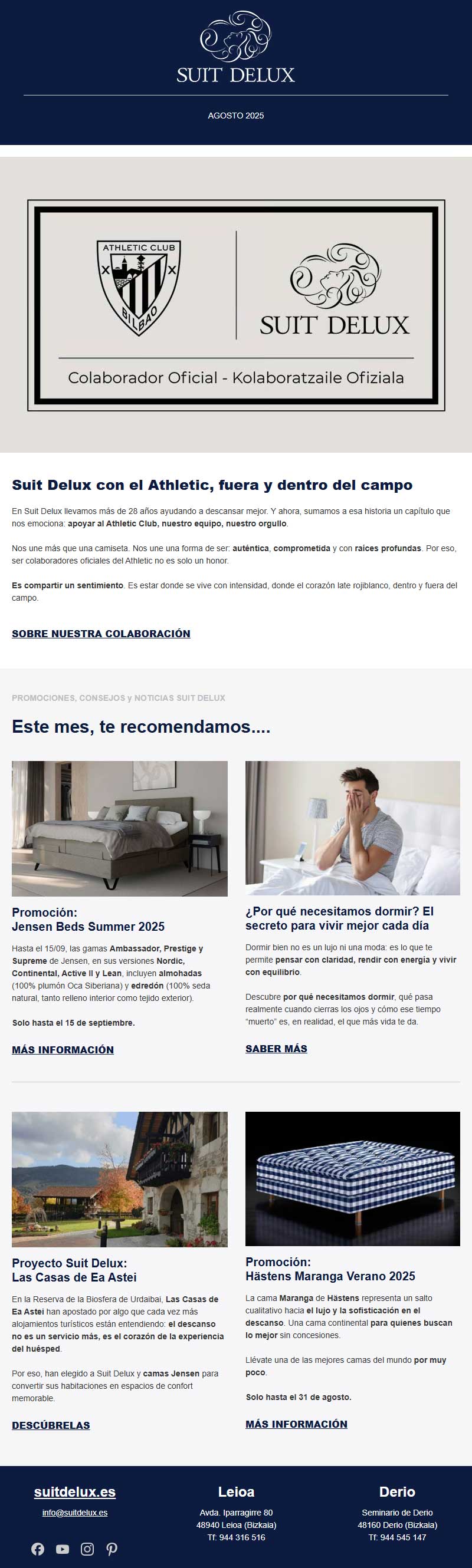Boletín Agosto 2025. Consejos y novedades