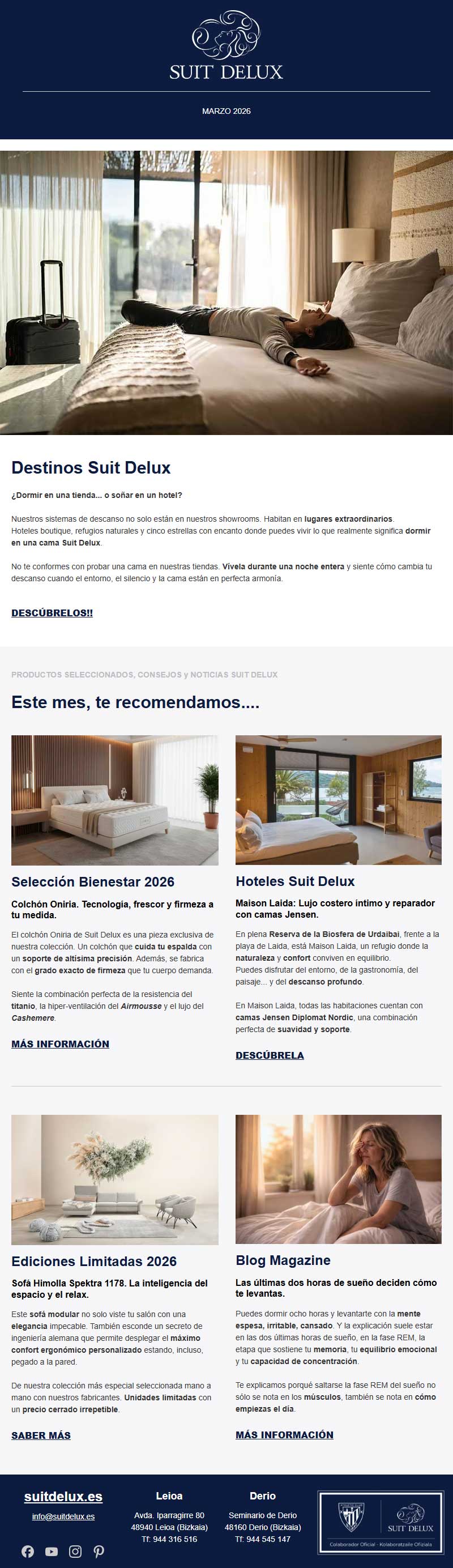 Boletín Marzo 2026. Consejos y novedades