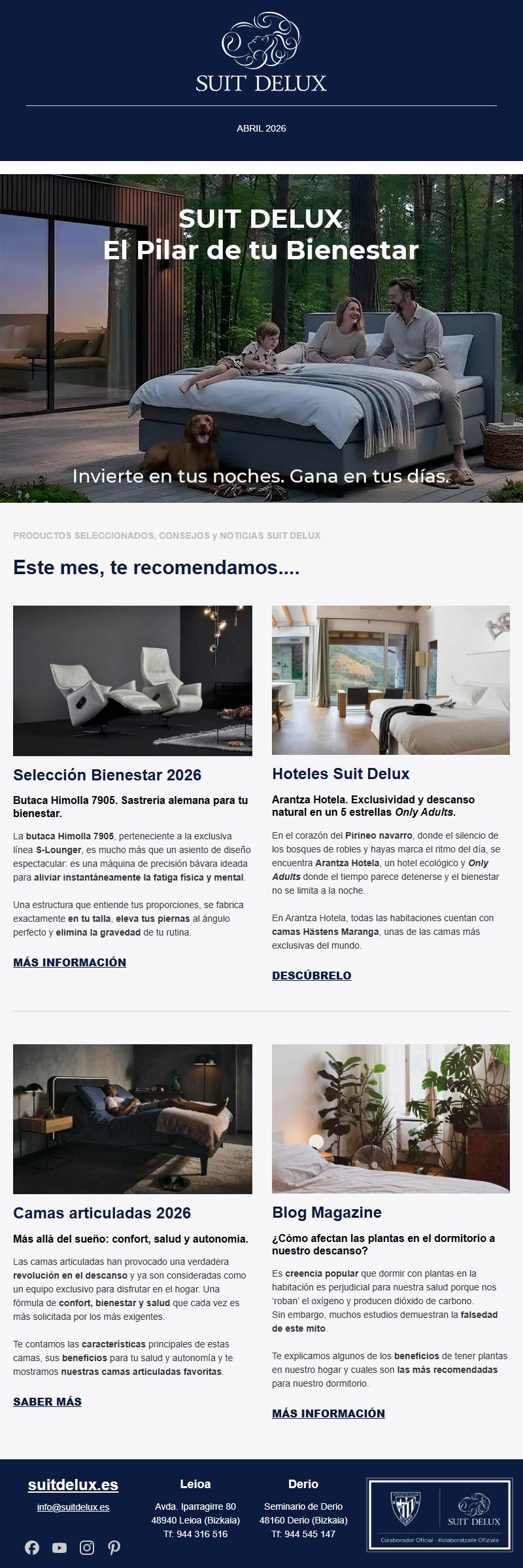 Boletín Abril 2026. Consejos y novedades Boletín Abril 2026. Consejos y novedades